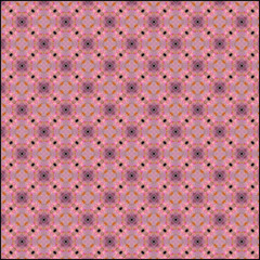 seamless pink pattern with polka dots