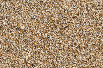 Beach sand texture close-up