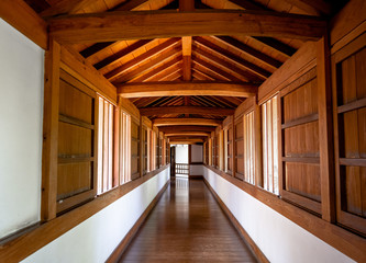 Pasillos del palacio de la princesa del Castillo de Himeji © Carmen Romero