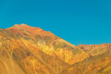 Andes Landscape Scene, Mendoza, Argentina