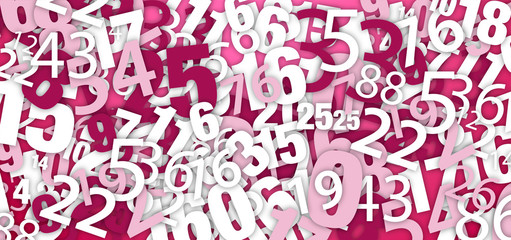  numeri, ammucchiati, confusione, gruppo	