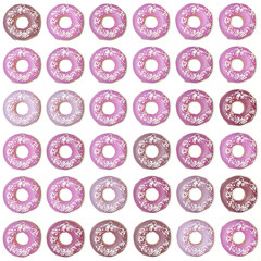 Donuts pattern seamless pink