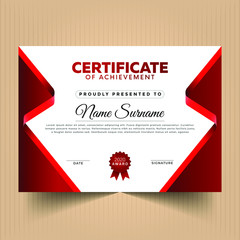 Modern certificate of appreciation design template 