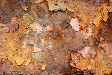 Old Weathered Rusty Metal Texture