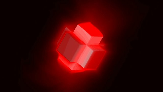 Abstract CGI motion background with moving geometric shapes (full HD 1920x1080, 30 fps).