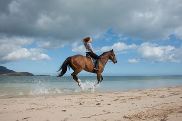 girl on a horse
