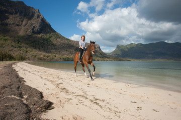 girl on a horse