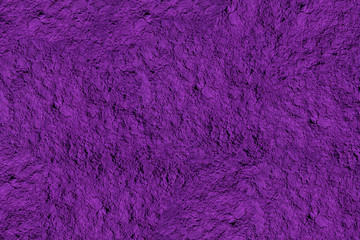Abstract background of purple dry powder paint. Purple texture.