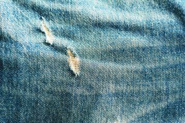 Denim trousers. Blue Jeans