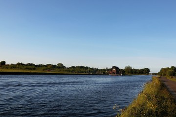 Fototapeta na wymiar countryside river in the Netherlands