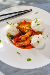 Thai Panang Kung Shrimp