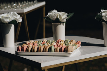 wedding table setting with candles