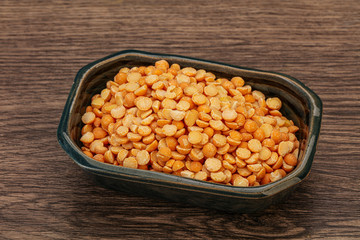 Dry peas for cooking
