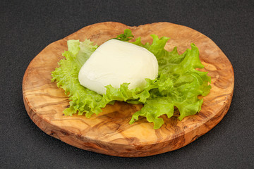 Italian Mozzarella cheese over board