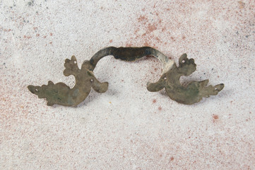 Antique furniture dresser handle