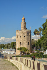 The Golden Tower in Seville.