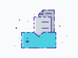 Message flat vector, communication illustration design. Can use for logo, presentation, infographic, banner etc.