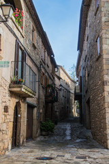 Fototapeta na wymiar village with stone houses