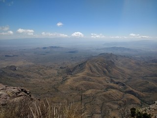 landscape of the mountains