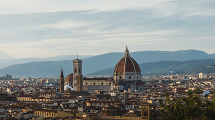 Fototapeta na wymiar View of Florence Italy