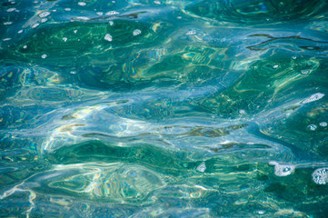 Green water texture