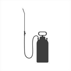 Pressure sprayer outline icon. Garden sprayer EPS10