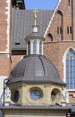 Cathedral of Saints Stanislav and Wenceslas in Krakow. Poland.