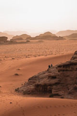 Fototapeta na wymiar Desert in Wadi Rum