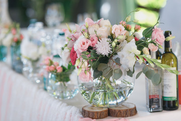 wedding decoration for the ceremony. wedding ceremony