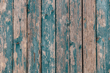Arrière plan texture bois - Lames en bois et peinture usée