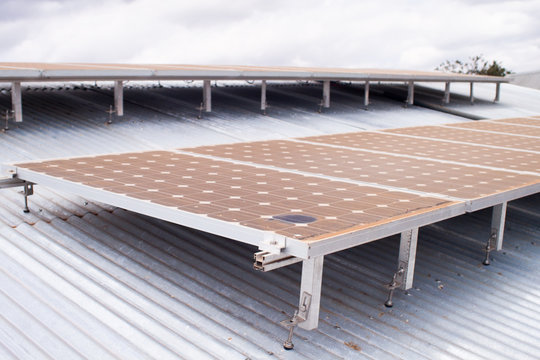 Maintenance Of A Solar Plant After A Sandstorm In Africa Tanzania.