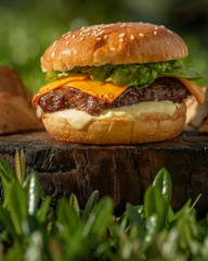 hamburguesa con queso