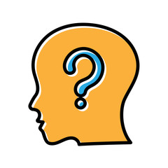 stupid people hand drawn icon vector design