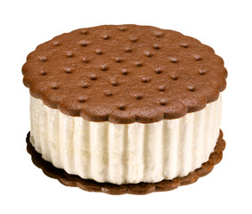 Vanilla ice cream sandwich