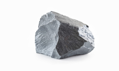 Iron ore isolated on the white background. Iron ore are rocks and minerals from which metallic iron can be extracted economically.