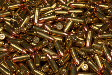 9mm ammo pile