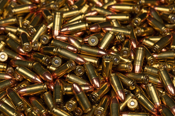 9mm ammo pile