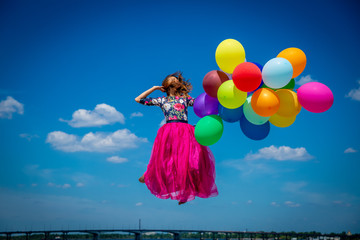 
Skyball with balls outside