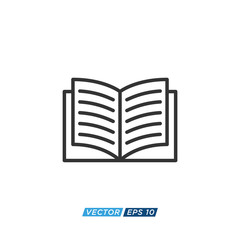 Book Education Icon Design Vector