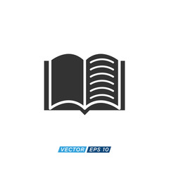 Book Education Icon Design Vector