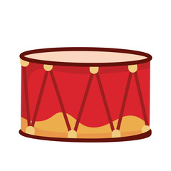 Obraz na płótnie Canvas baby drum toy isolated icon desing