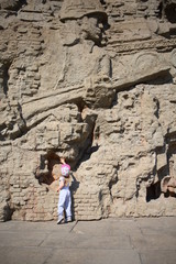 monument to the heroes of the battle of Stalingrad on Mamayev Kurgan Volgograd Russia
