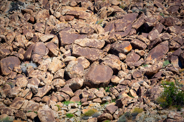 stone wall texture california desert
