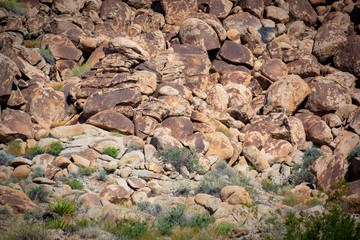 stone wall texture california desert
