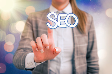 Handwriting text writing Seo. Conceptual photo incredibly effective way to market your near...