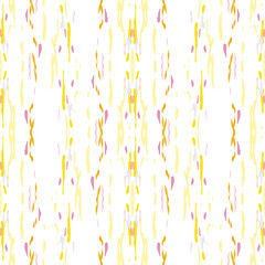 Hand Drawn, Paint Texture. Shibori Ornament. 