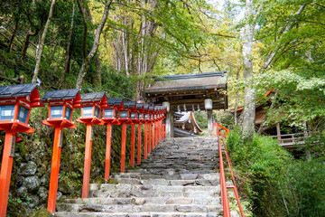 Naklejka premium 京都 貴船神社