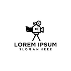 design modern media film and studio concept design with the house theme