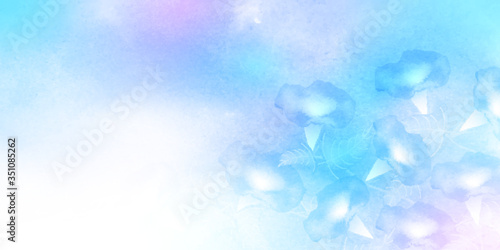 朝顔 水彩 暑中見舞い 背景 Wall Mural Wallpaper Murals J Boy 朝顔 水彩 暑中見舞い 背景 Wall Mural Wallpaper Murals J Boy
