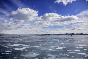 Baikal . Winter. Ice 2020 